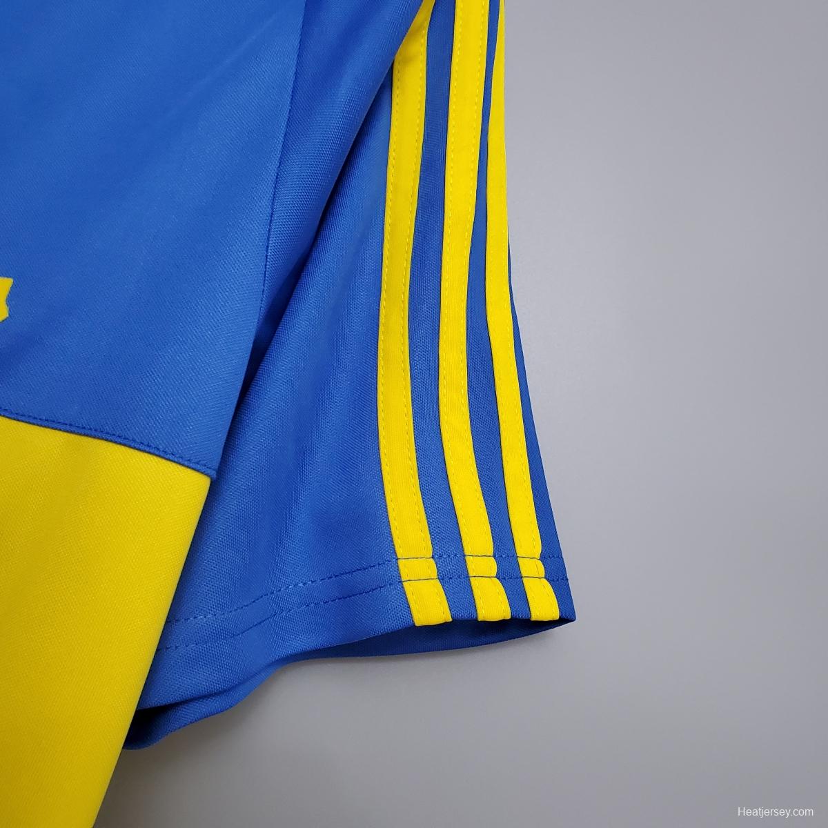 Retro 1981 Boca Juniors home Soccer Jersey