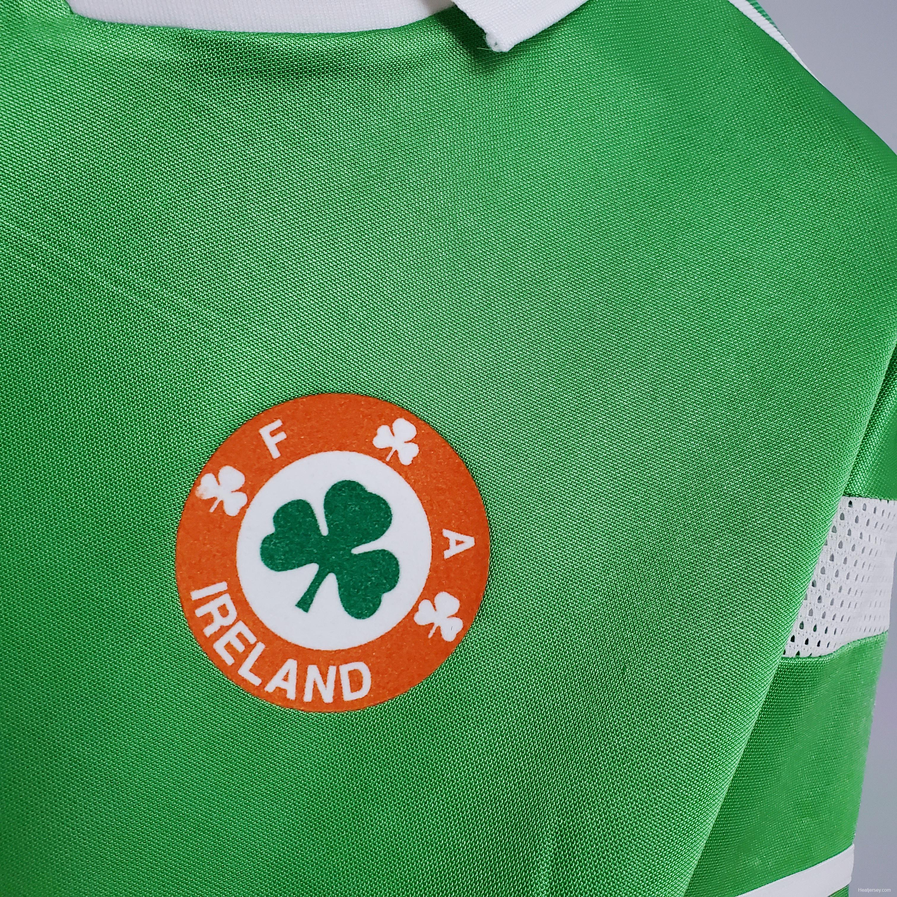 Retro 1988 Ireland home Soccer Jersey