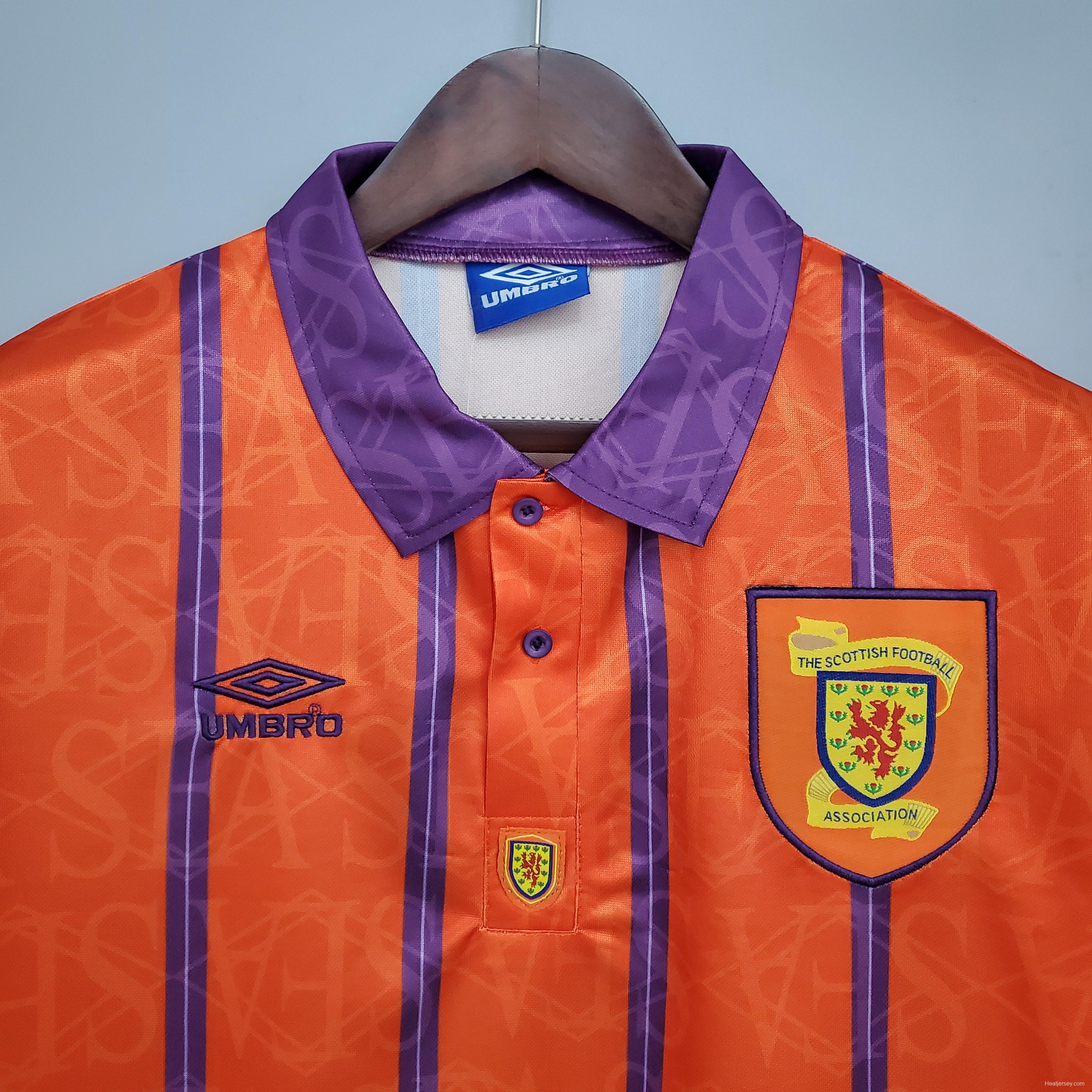 Retro Scotland 1994 away Soccer Jersey