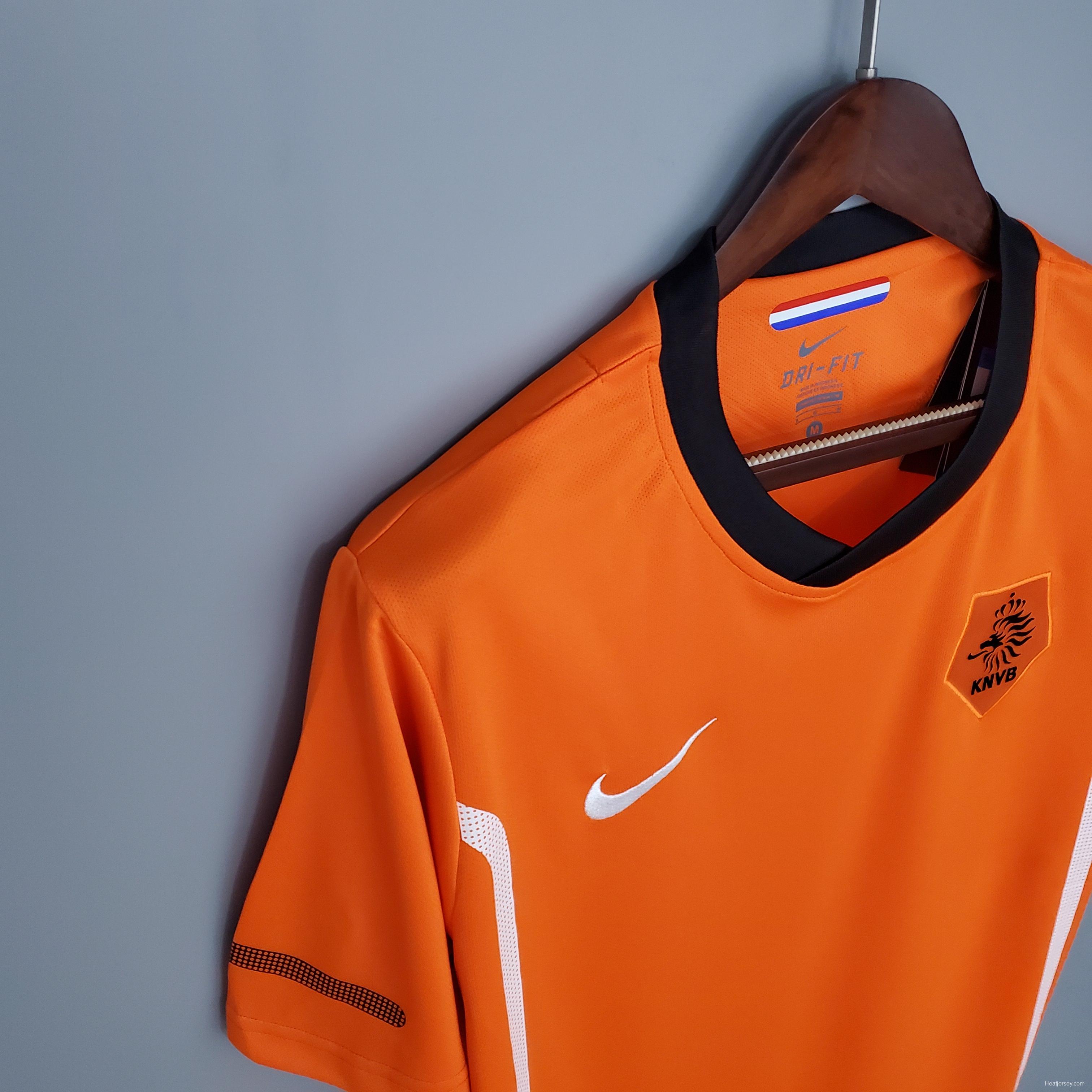 Retro Netherlands 2010 home Soccer Jersey