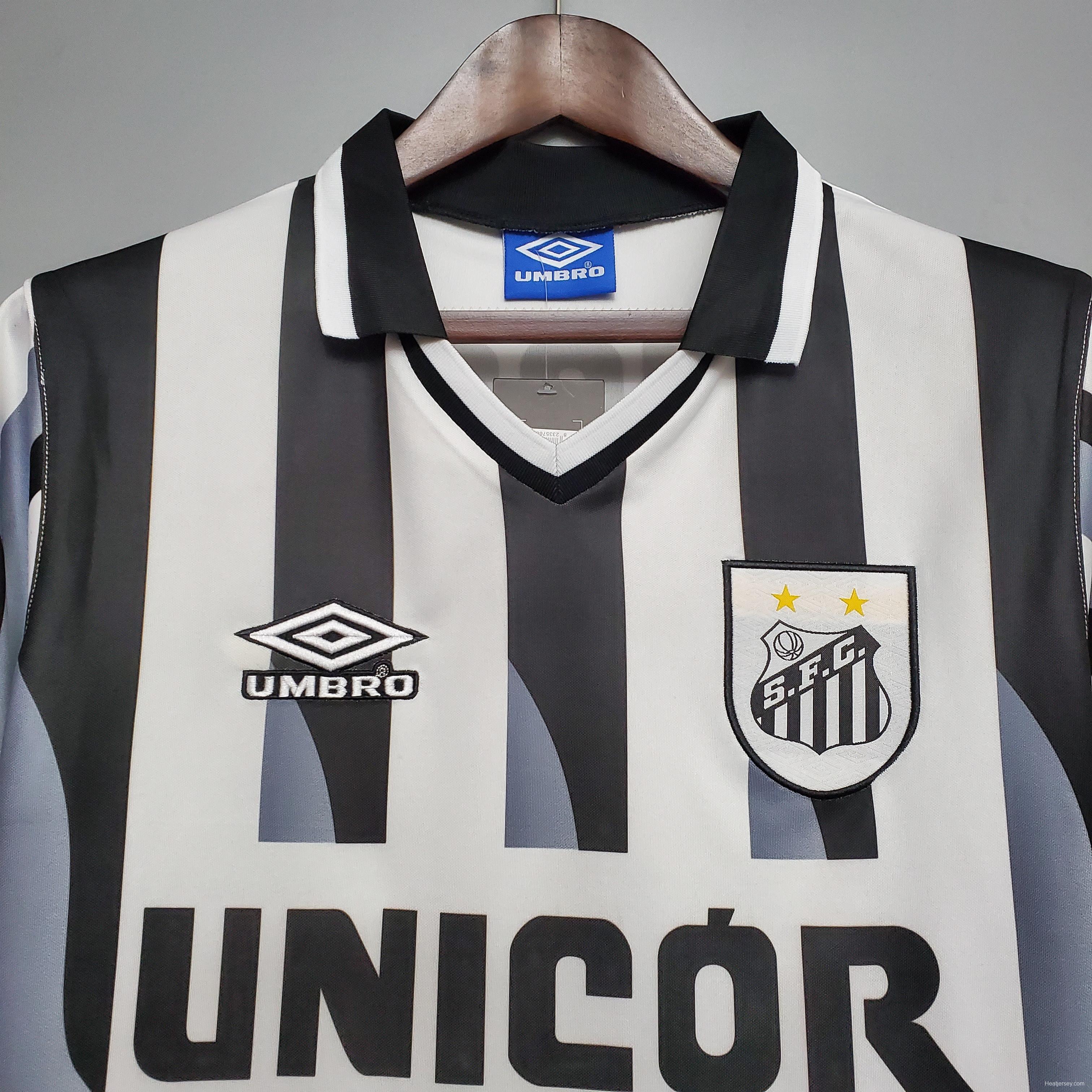 Retro Santos 1998 away Soccer Jersey