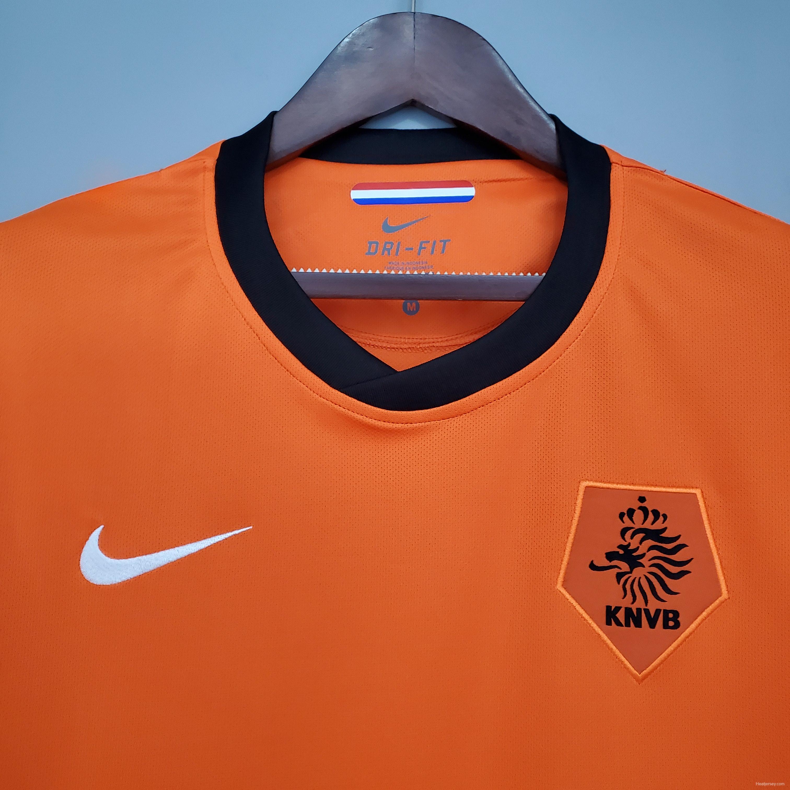 Retro Netherlands 2010 home Soccer Jersey