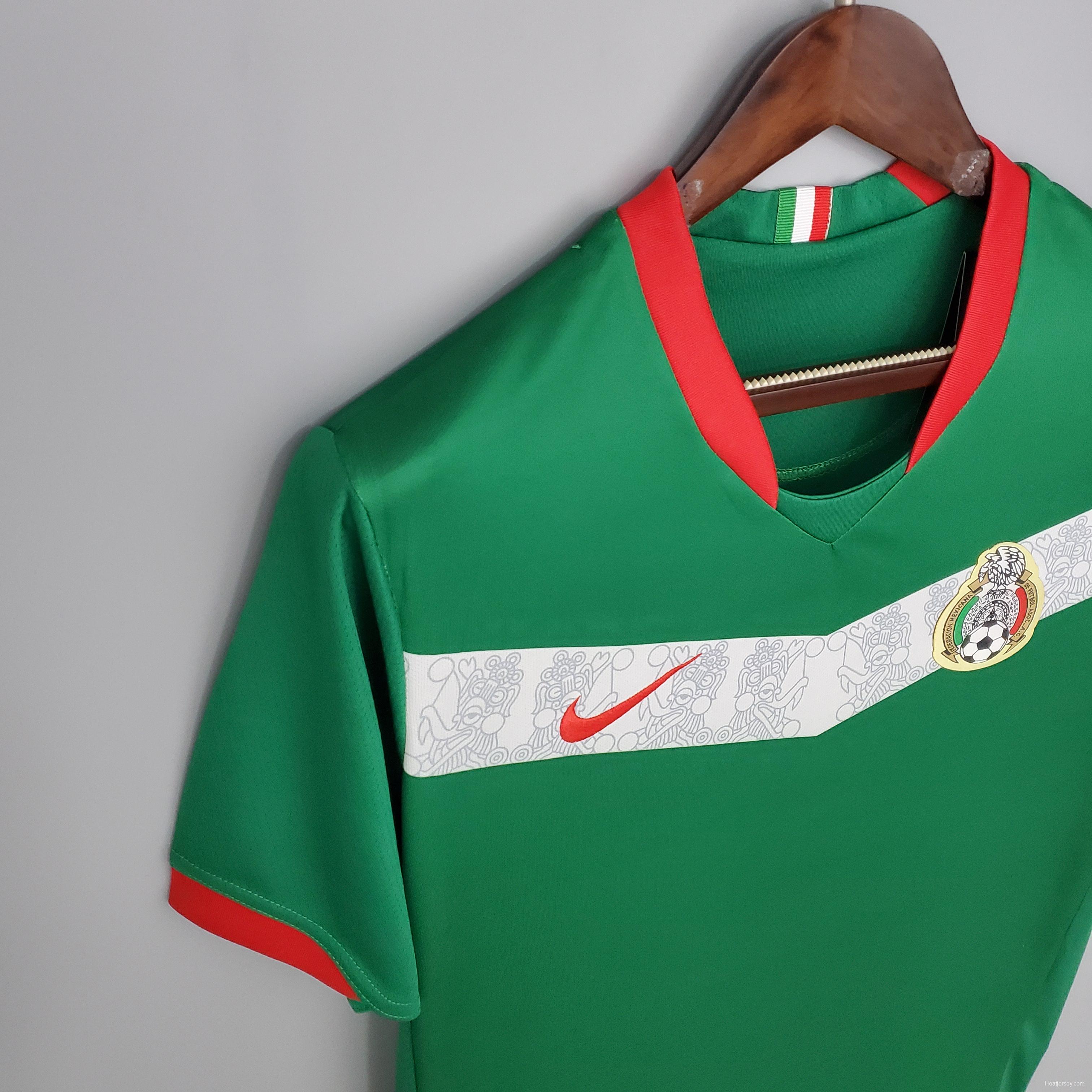 Retro Mexico 2006 Home Soccer Jersey