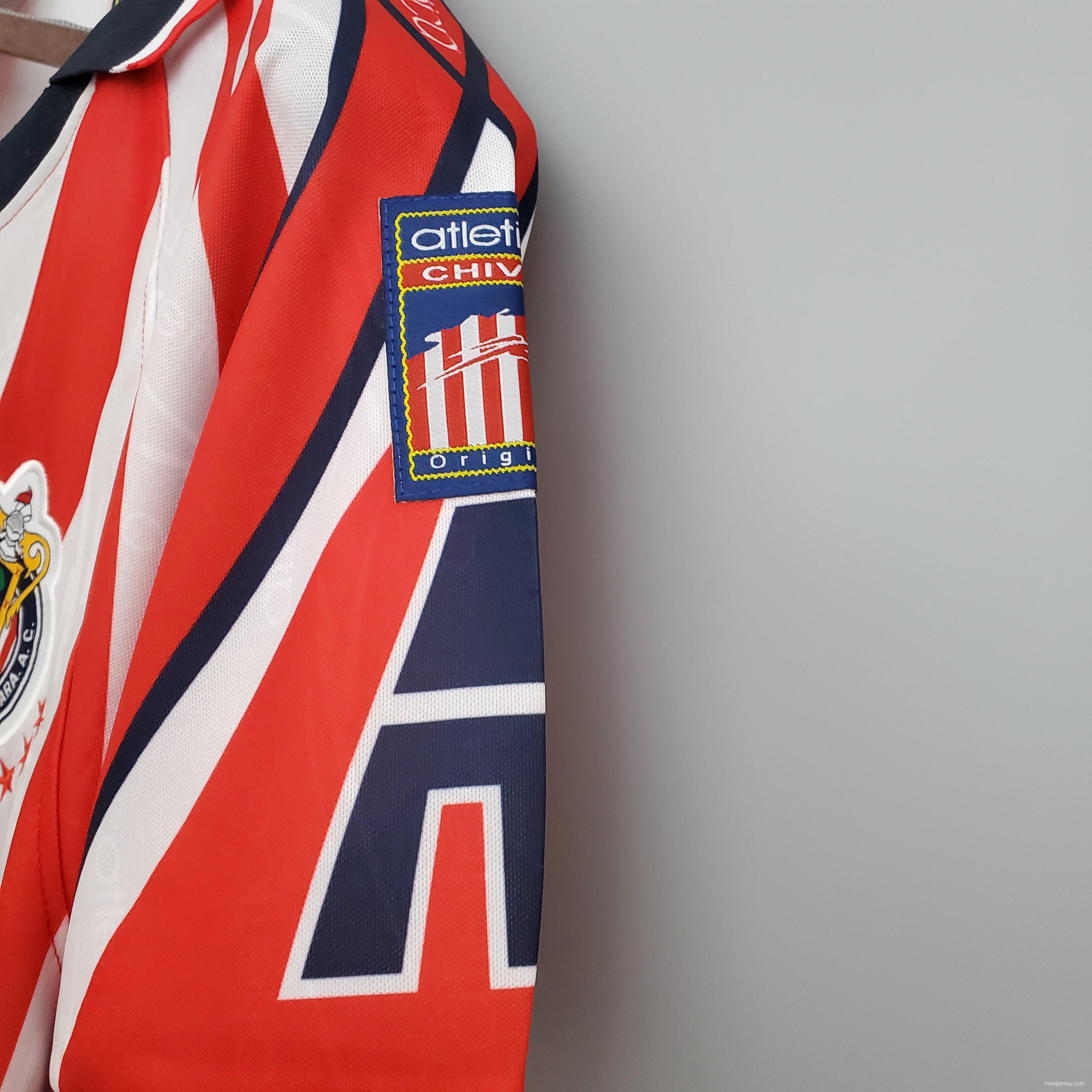 Retro 98/99 Chivas Guadalajara Home Soccer Jersey