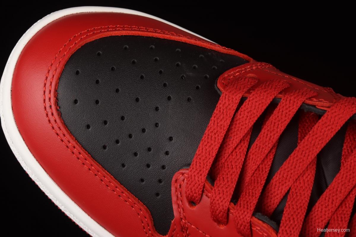 Air Jordan 1 Hi 85 reverses black and red forbids wearing high top basketball shoes BQ4422-600