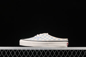 Vans Authentic Anaheim checkerboard semi-dragged canvas lazy shoes VN0A54F75BU