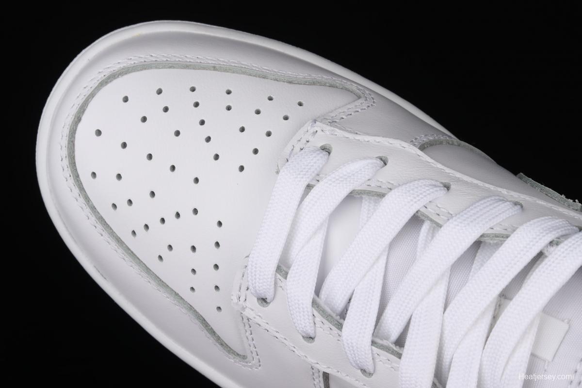 NIKE SB DUNK Low Prm pure white color SB buckle rebound fashion leisure board shoes DD1503-109