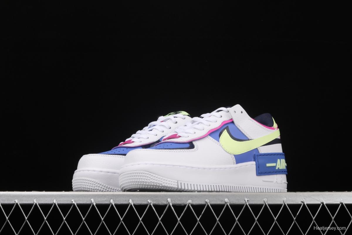 NIKE Air Force 1 ShAdidasow light weight heightened low-top board shoes CJ1641-100