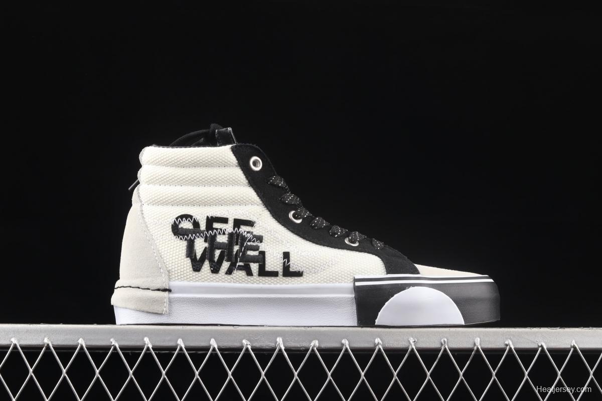 Vans Vault Sk8-Hi Reissue Ca deconstruction high top 3M reflective canvas vulcanized shoes VN0A3WM1TUU