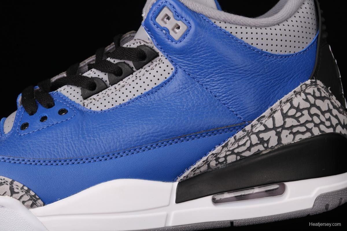 Air Jordan 3 Varsity Royal AJ3 Joe 3 head Royal Blue CT8532-400