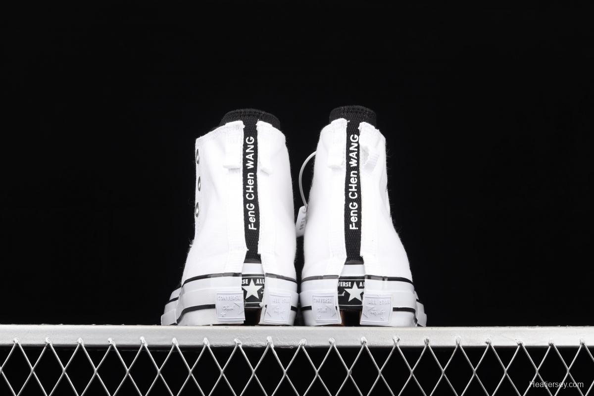 Converse x Feng Chen Wang 2in1 Chuck 70 deconstruct and reshape the joint style high top casual board shoes 169839C