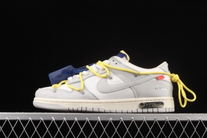 OFF-White x NIKE DUNK Low OW suede SB buckle rebound fashion casual board shoes DM1602-120