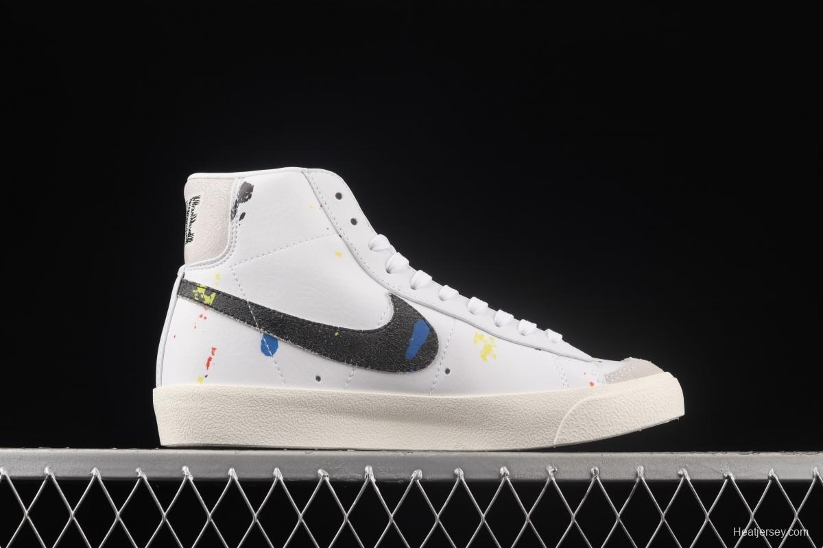 NIKE Blazer Mid'77 SE Trail Blazers high-top casual board shoes DC7331-100