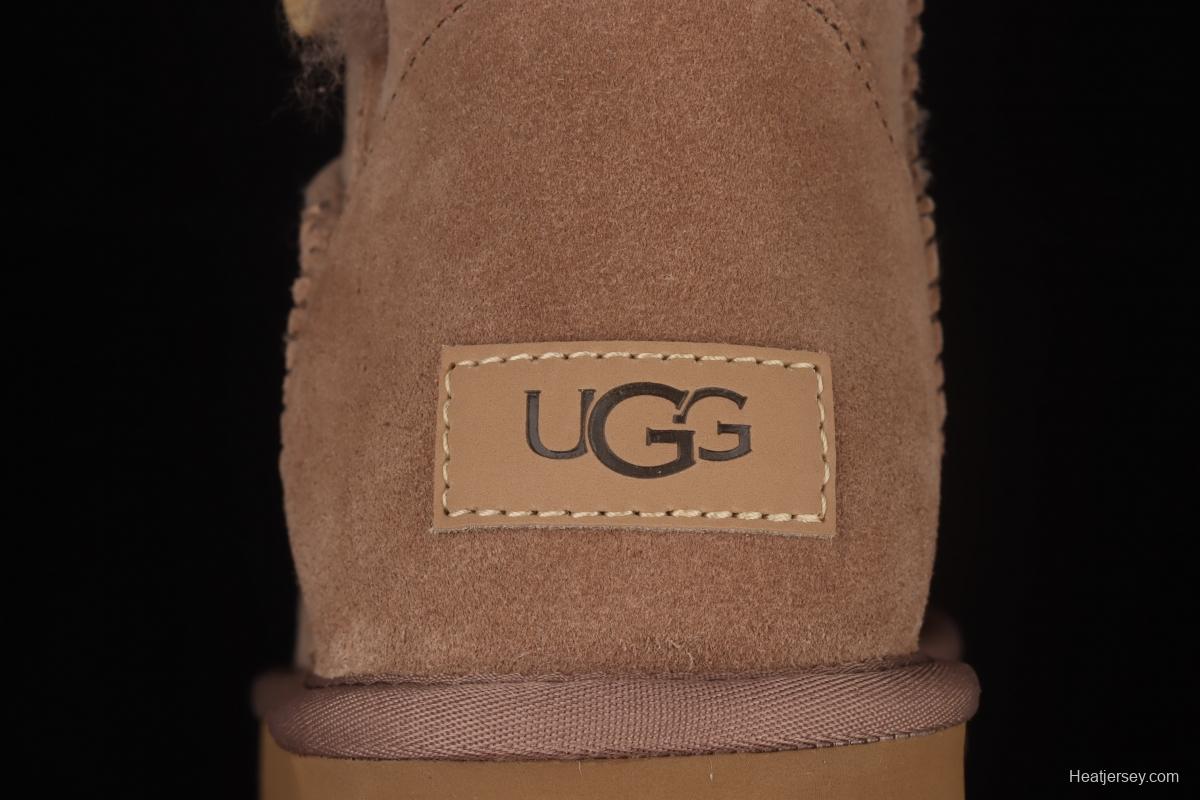 UGG Mini Bailey Button II wooden buckle help outdoor snow boots 1016422