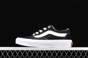 Vans Old Skool OS black and white side wide stripes LOGO low-top trendy sneakers VN0A3WLY6BT