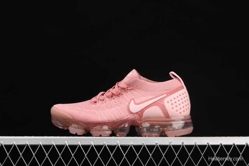 NIKE Air Vapormax Flyknt 2019 full palm air cushion running shoes 942843-600