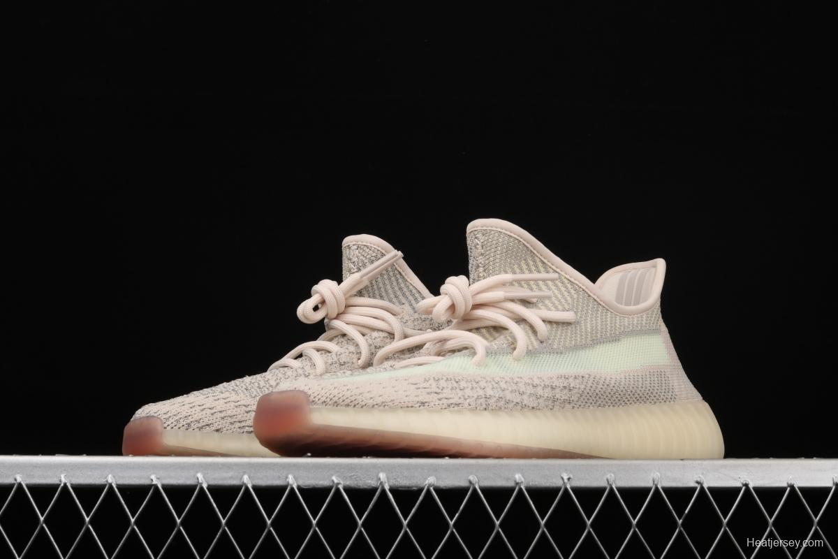 Adidas Yeezy Boost 350 V2 FW5318 Darth Coconut 350 second generation hollowed-out swan white sky star color BASF popcorn