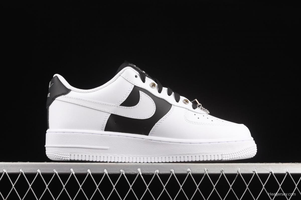 NIKE Air Force 1x 07 Prm silver buckle low-top casual board shoes DA8571-100