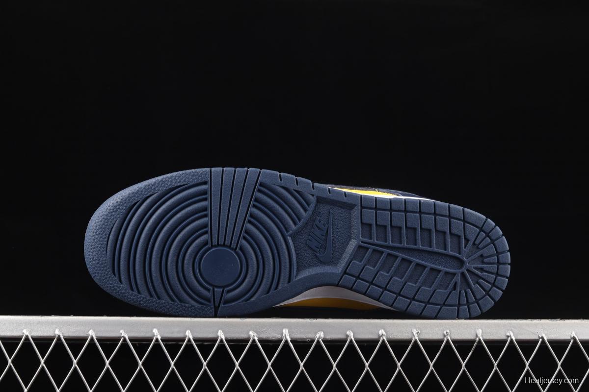 NIKE SB DUNK Low Michigan Michigan color buckle broken backboard fashion casual board shoes DD1391-700