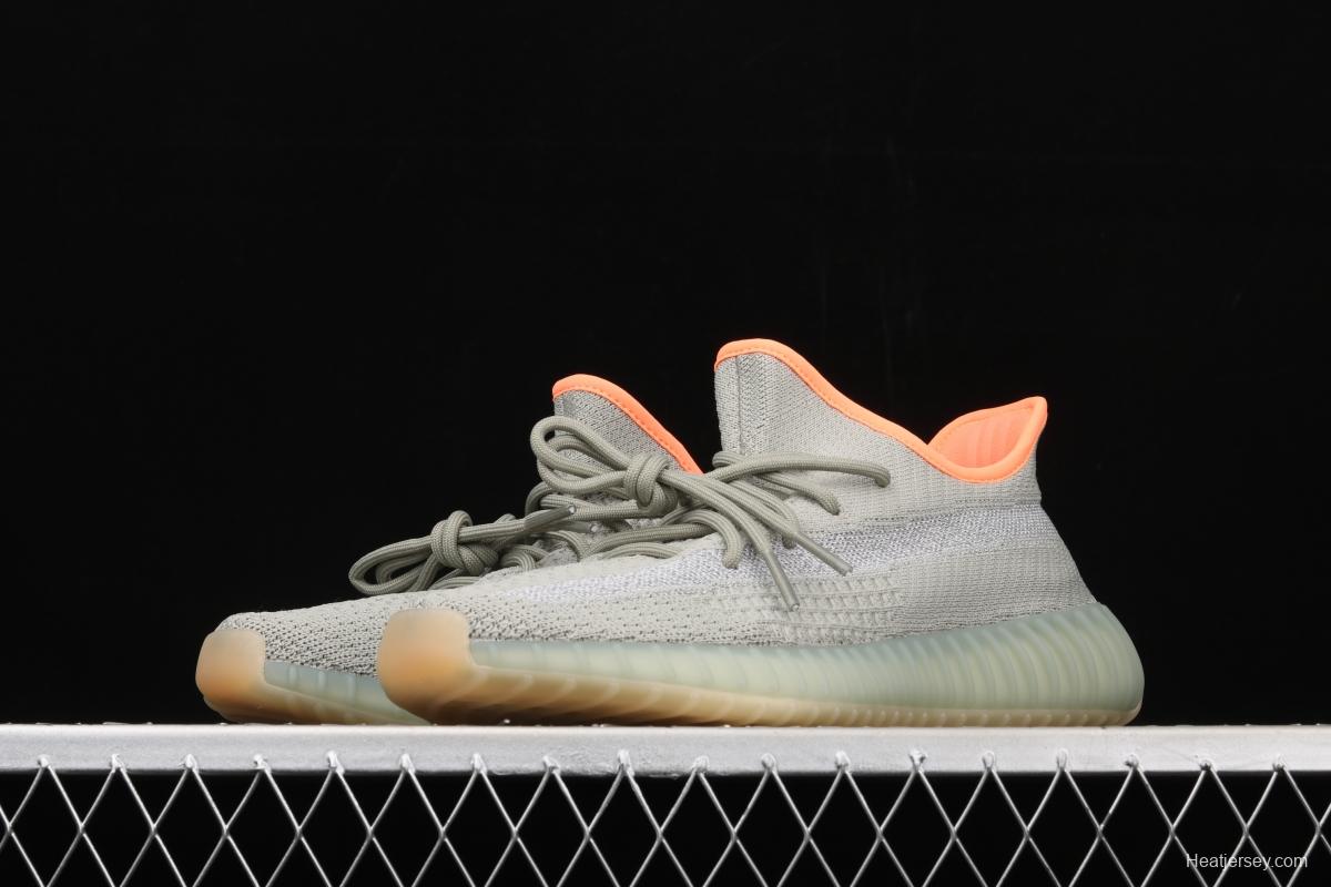 Adidas Yeezy Boost 350 V2 Desert Sage FX9035 Darth Coconut 350 second generation hollowed-out galactic sage color BASF Boost original