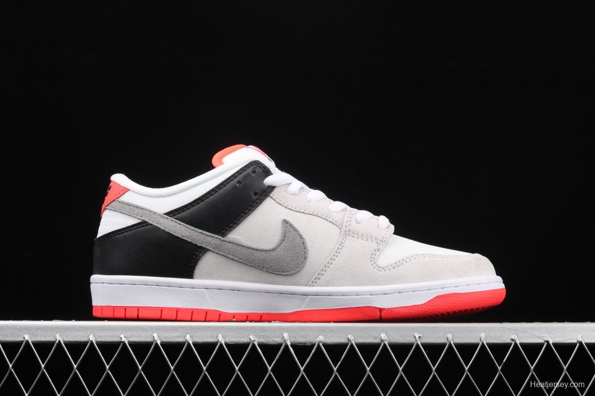 NIKE DUNK SB Low Pro ISO infrared gray orange CD2563-004