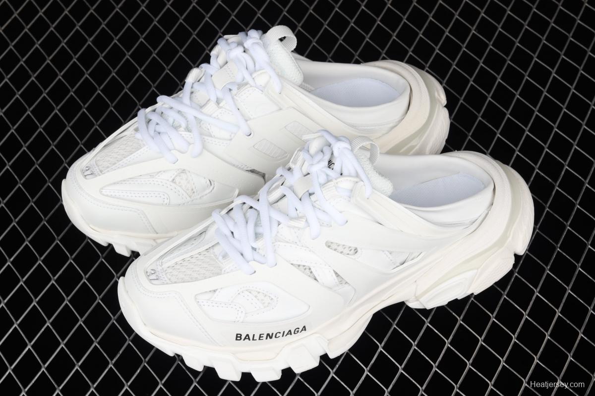 Balenciaga Sneaker Tess s.Gomma MAILLE WHITE/ORANGE 2021ss 3.0 three-generation outdoor concept shoes semi-drag W3CP66509