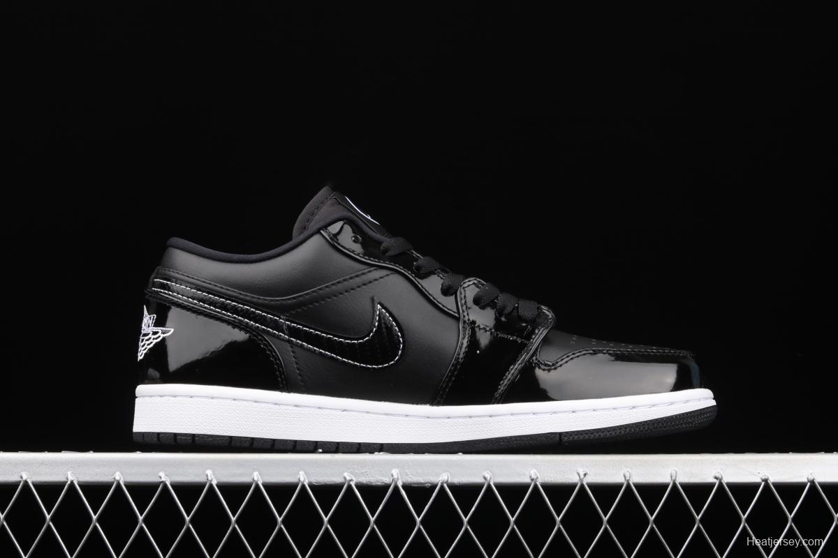 Air Jordan 1 Low ASW low-top all-Star patent leather black low-top basketball shoes DD1650-001