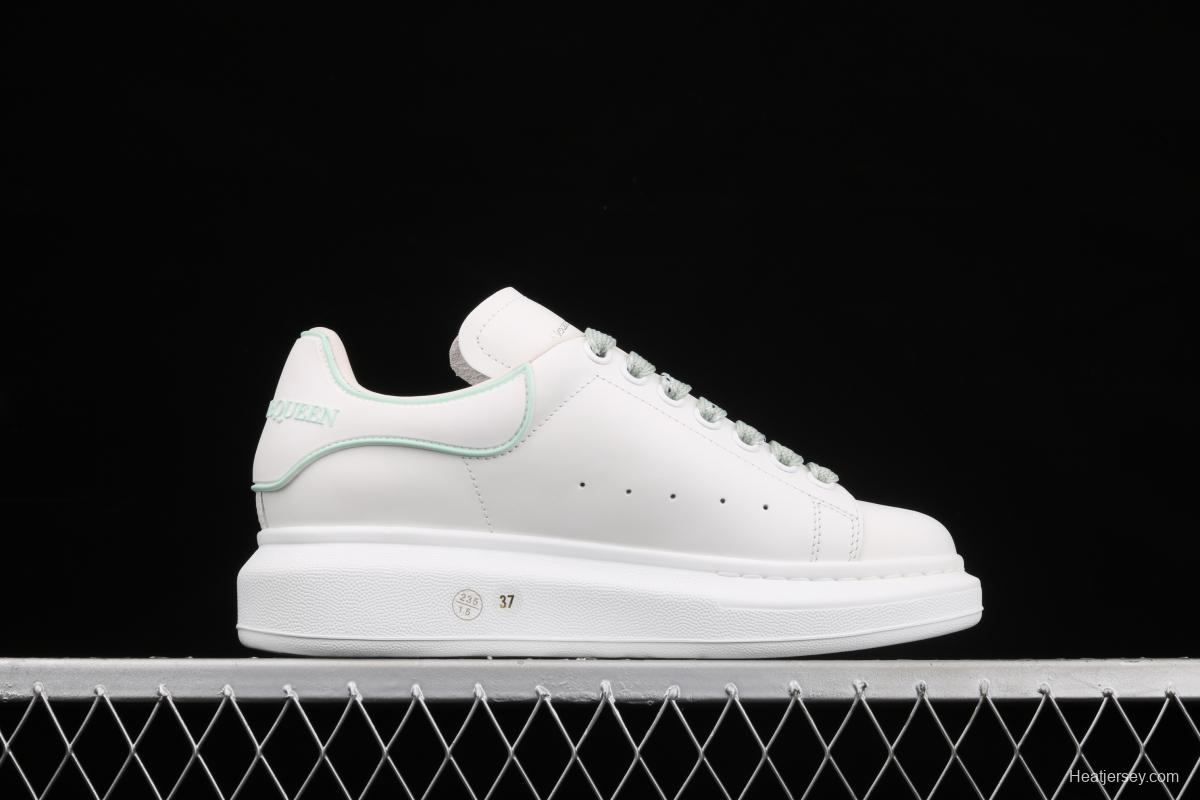 Alexander McQueen White and Green drop Molding