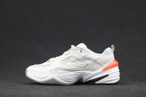 NIKE M2K Tekno white orange color retro sports daddy shoes AV4789-001