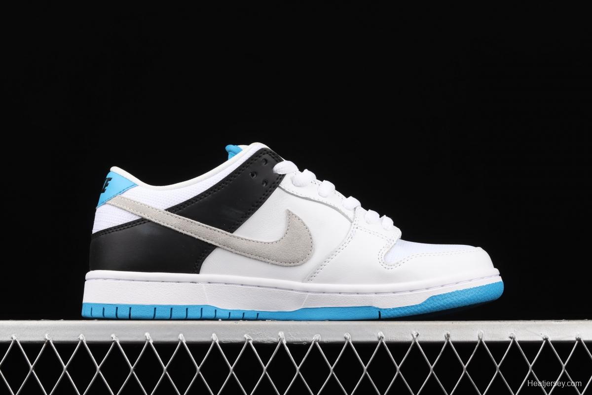 NIKE SB DUNK Low Prm laser blue color SB buckle rebound fashion casual board shoes BQ6817-101