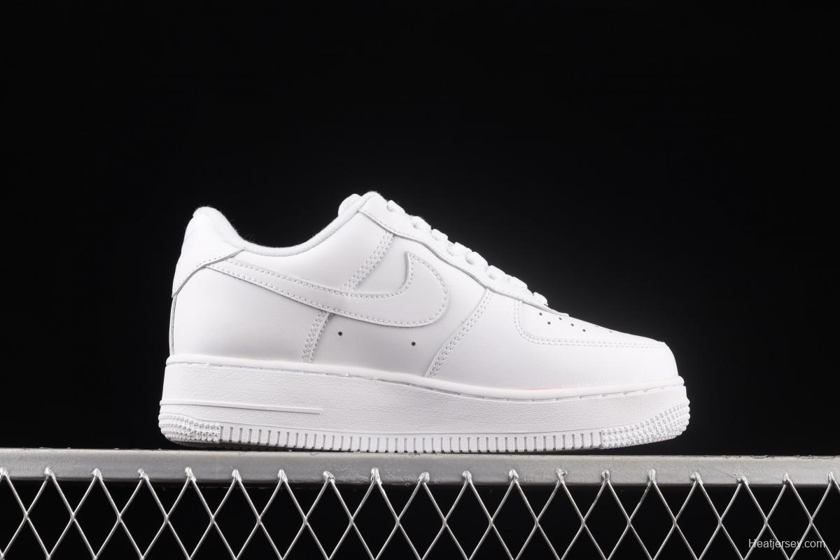 Supreme x NIKE Air Force 1y07 Air Force Joint style low-side Sports Leisure Board shoes CU9225-100