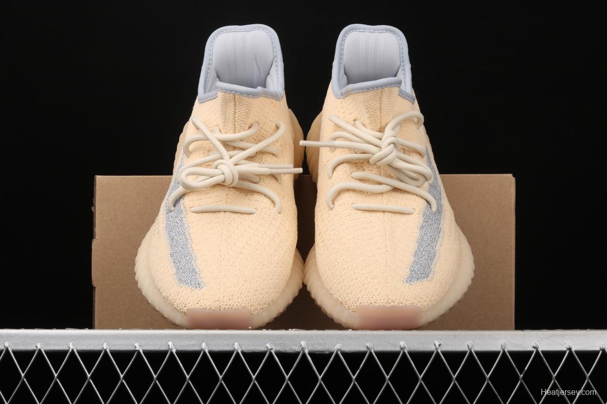 Adidas Yeezy Boost 350 V2 Linen FY5158 Darth Coconut 350 second generation flax full star BASF Boost original