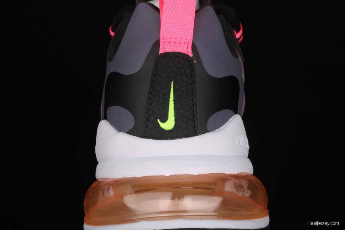 NIKE Air Max 270React new high frequency mesh hollowed-out half-palm air cushion running shoes CV8818-500