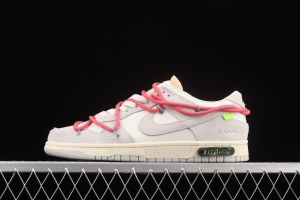 OFF-White x NIKE DUNK Low OW suede SB buckle rebound fashion casual board shoes DJ0950-117