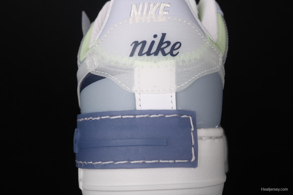 NIKE Air Force 1 ShAdidasow light weight heightened low-top 100-board shoes CK6561-001