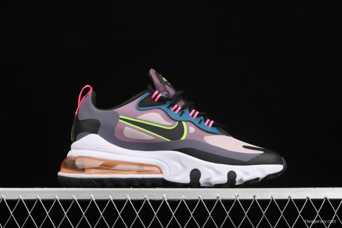 NIKE Air Max 270React new high frequency mesh hollowed-out half-palm air cushion running shoes CV8818-500