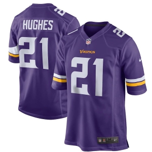 Men's Mike Hughes Purple Player Limited Team Jersey