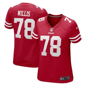 Women's Jordan Willis Scarlet Player Limited Team Jersey