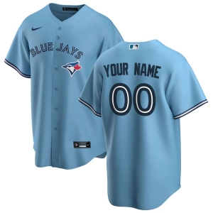 Men's Light Blue Alternate 2020 Custom Team Jersey