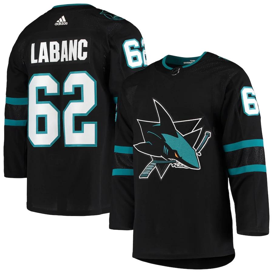 Men's Kevin Labanc Black Alternate Team Jersey