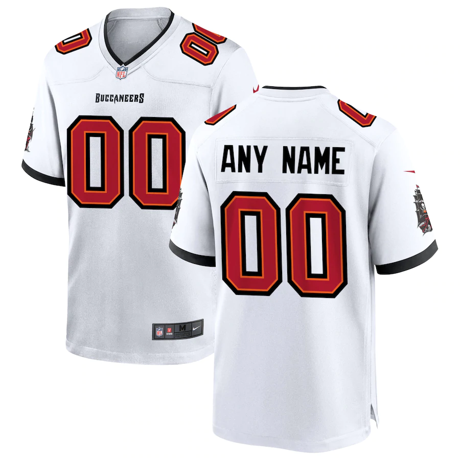 Men's White Custom Game Team Jersey