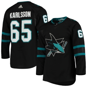 Youth Erik Karlsson Black Alternate Player Team Jersey