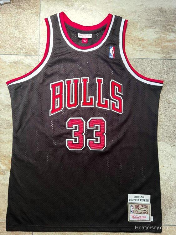 Men's Scottie Pippen Black Retro Classic Team Jersey