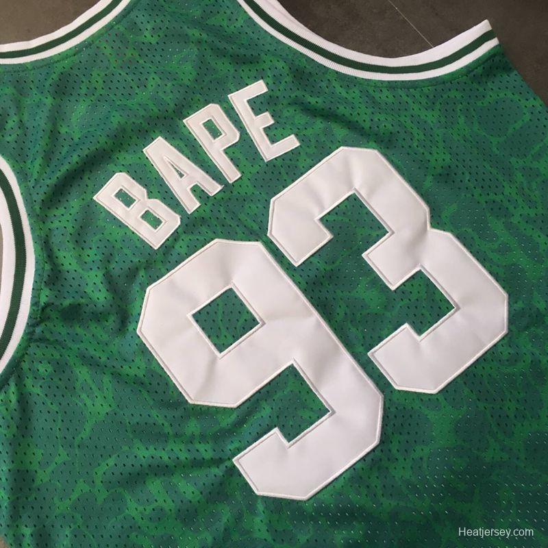 Men's BAPE Green Retro Classic Team Jersey