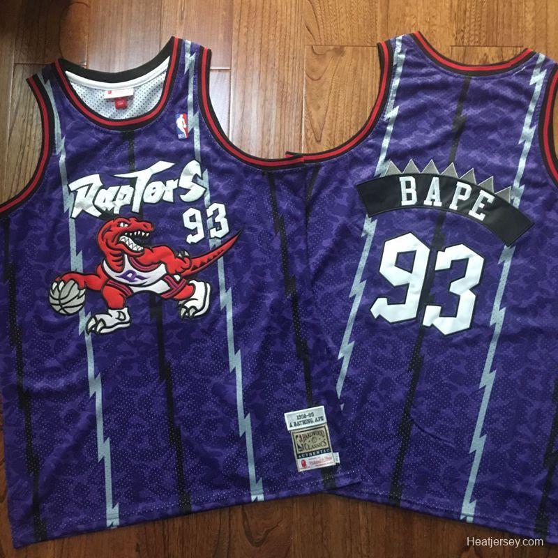 Men's BAPE Purple Retro Classic Team Jersey