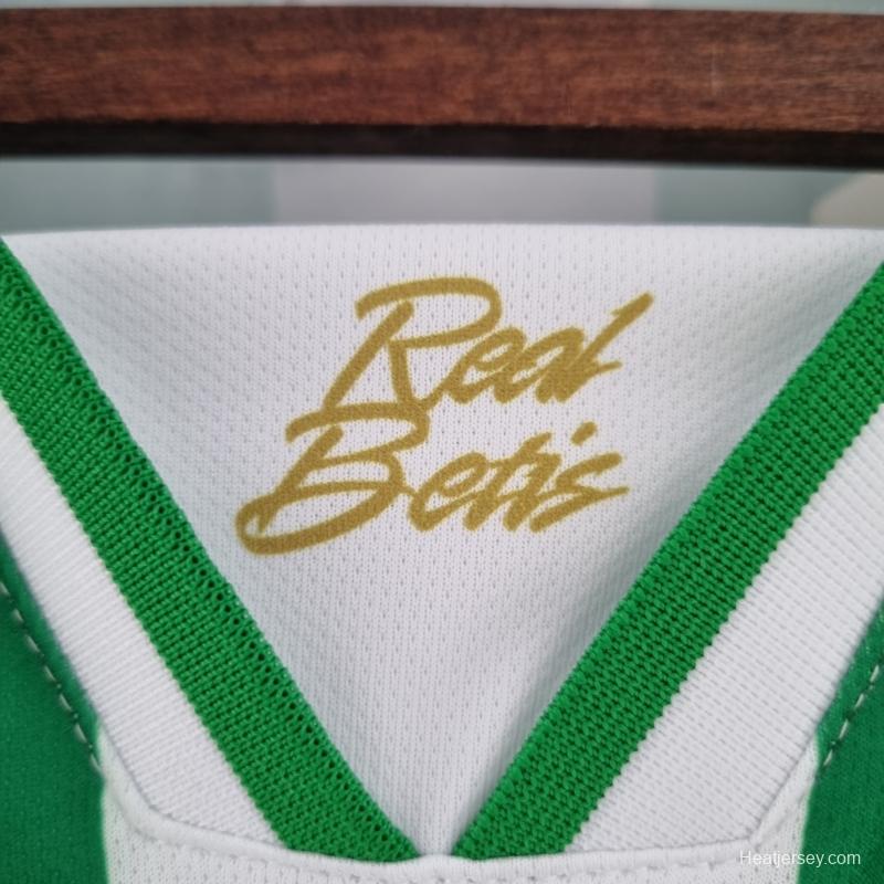 22/23 Real Betis King's Cup Version Home Soccer Jersey