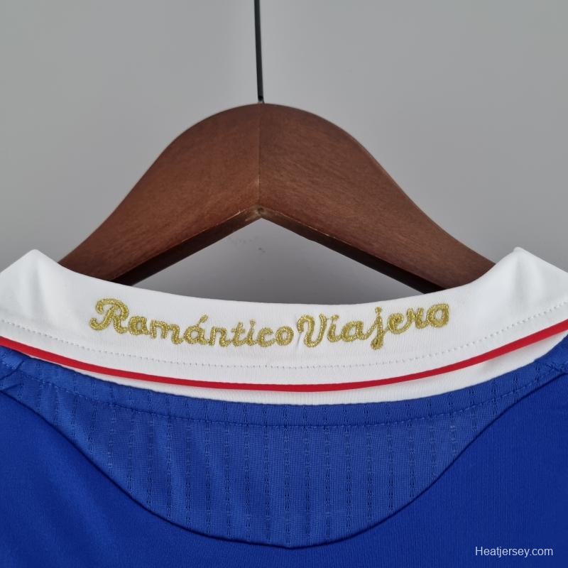 Retro 2011 Long Sleeve Universidad De Chile Home Soccer Jersey