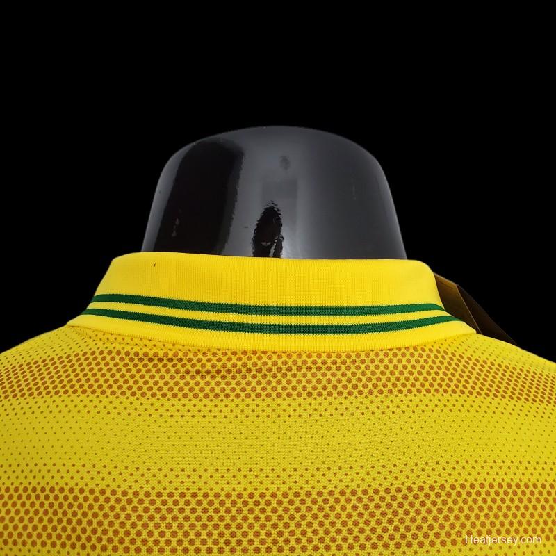 2022 Brazil POLO Yellow Stripe