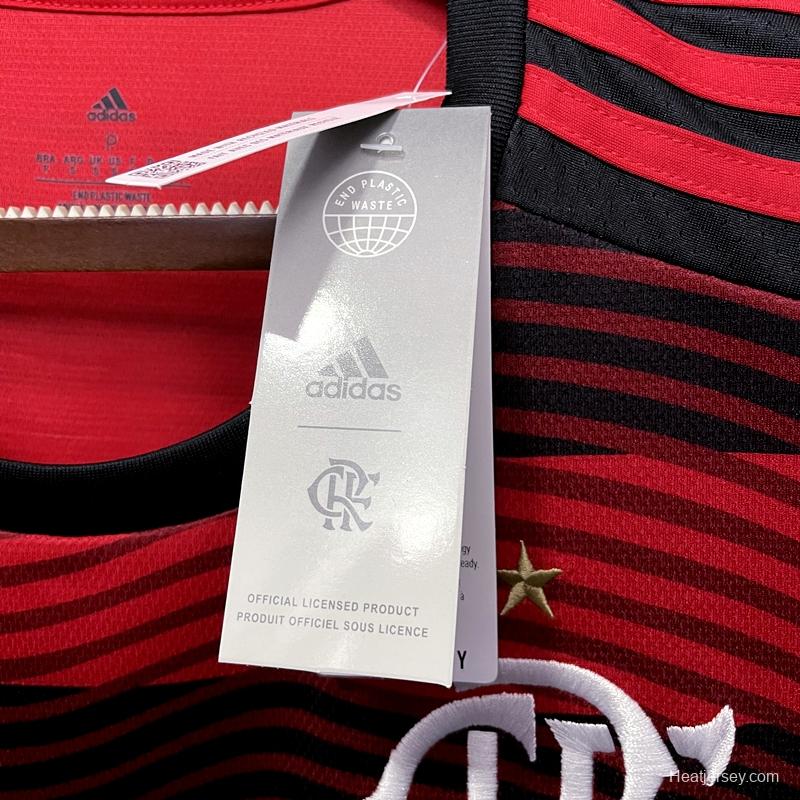 22/23 Flamengo Home  Soccer Jersey