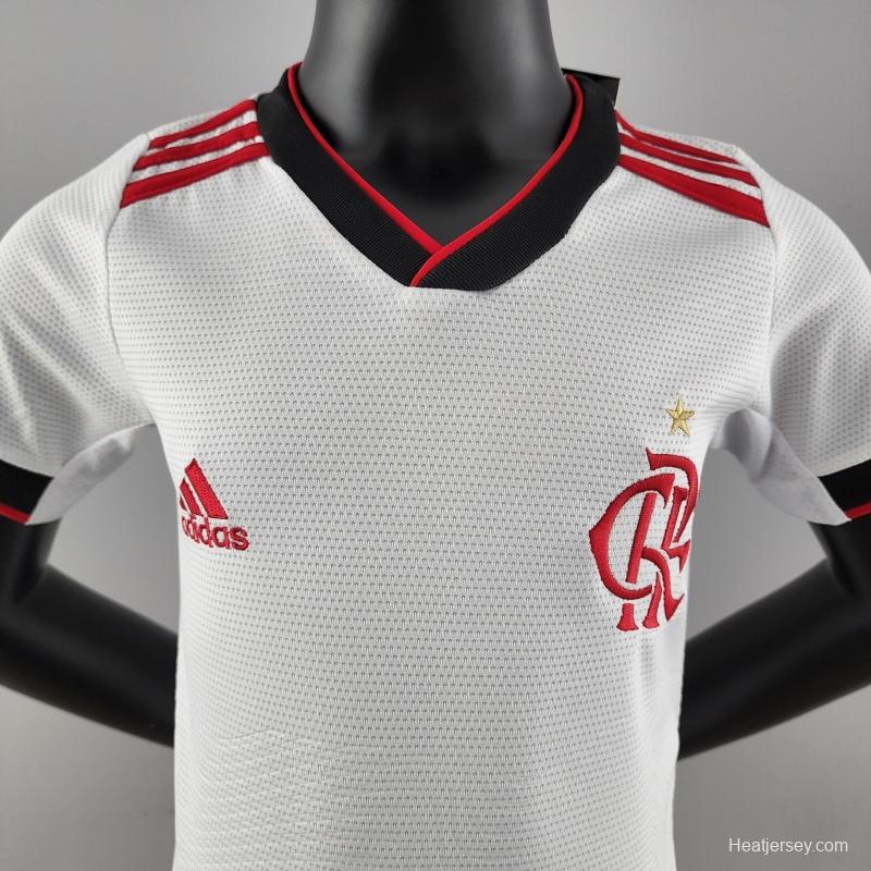 22/23 Kids Flamengo Away Home Soccer Jersey